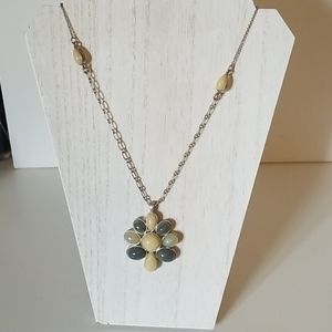 Long flower necklace